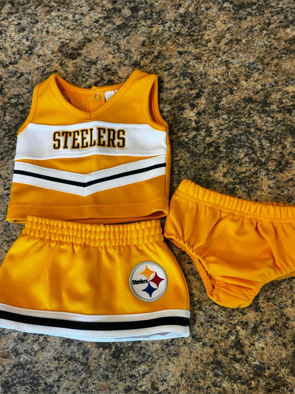 Pittsburgh Steelers NFL Apparel Cheerleading Outfit Baby O/3 Months Football